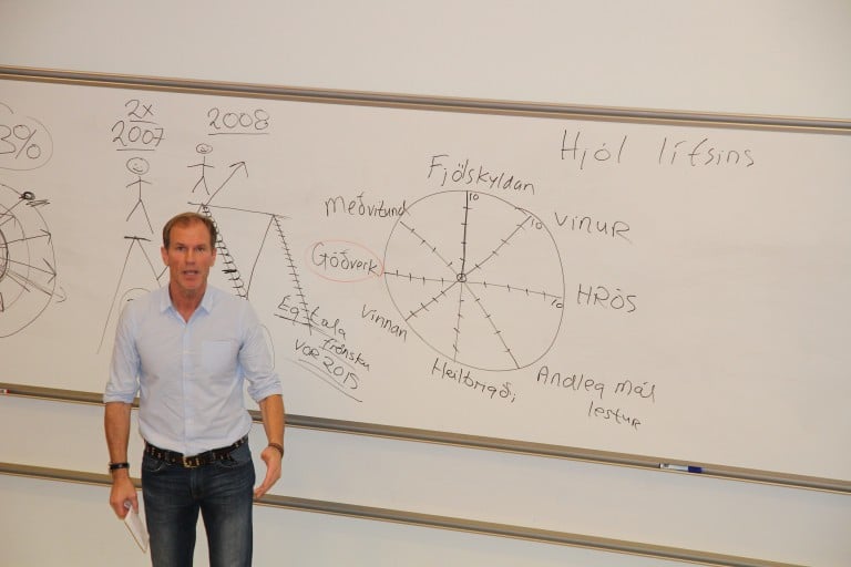 Þorgrímur er ástfanginn af lífinu.