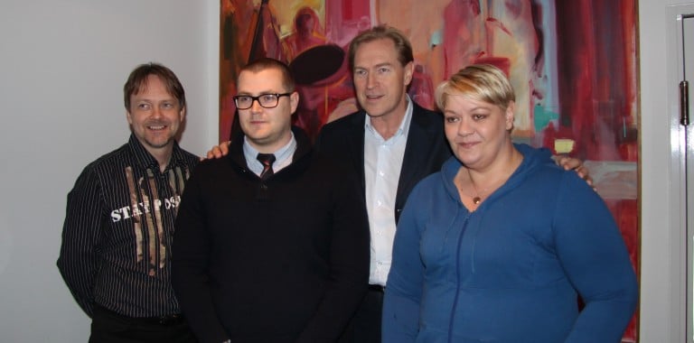 Útsvarslið Reykjanesbæjar ásamt bæjarstjóra.