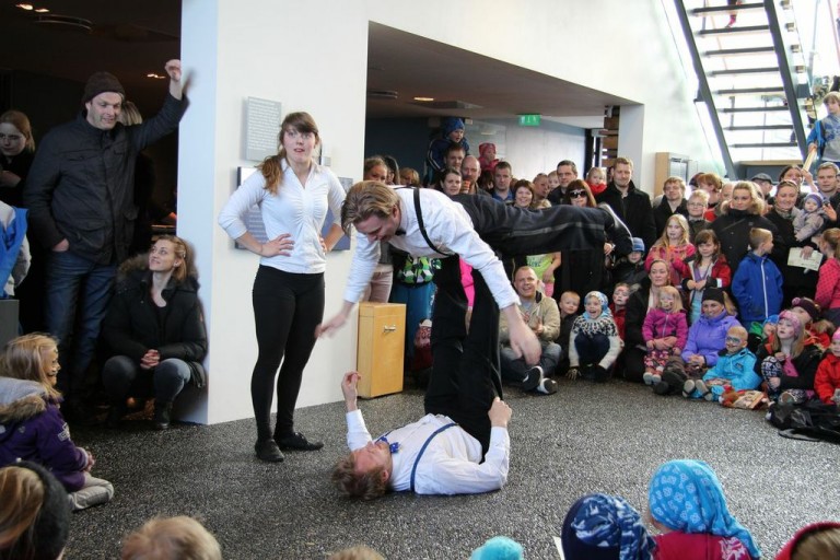 Frá viðburði á Barnahátíð.